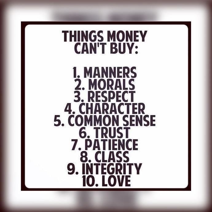 Things Money Can't Buy ⚡️