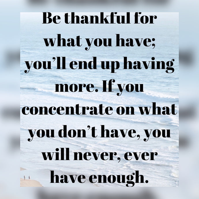 Focus on What You Have ⚡️