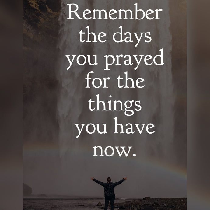 Remember The Days 🙏🏾