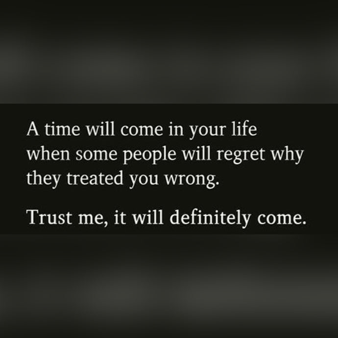 Regret Treating You Wrong 💡