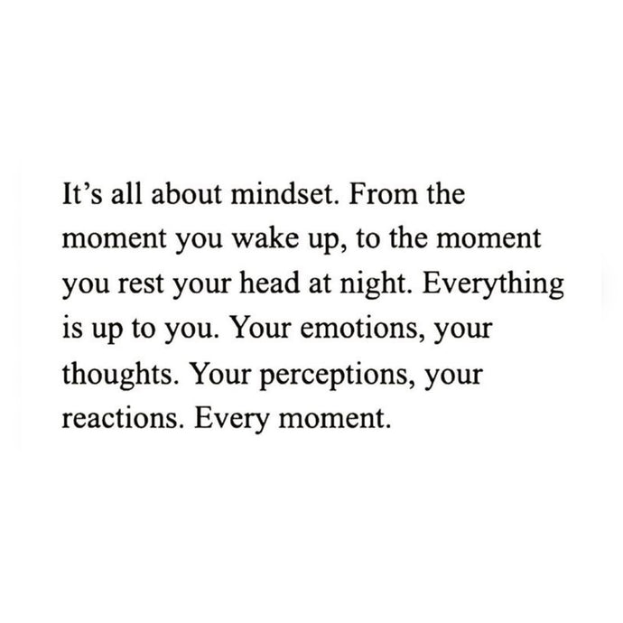 All About The Mindset 🧠