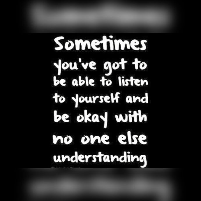 Listen To Yourself ⚡️