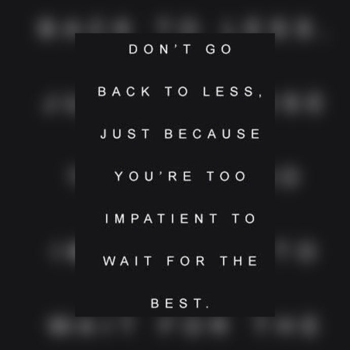 Don't Go Back ⚡️