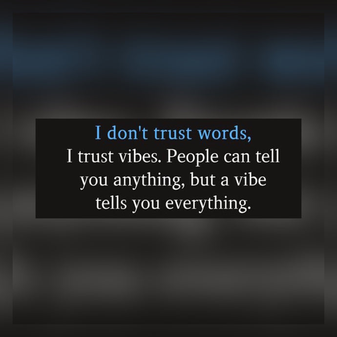 Don't Trust Words ⚡️