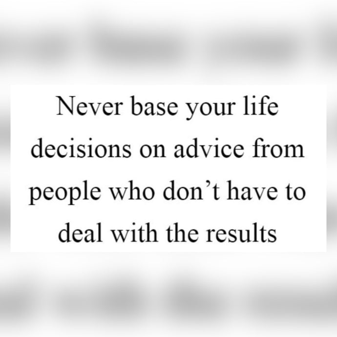 Your Life Decisions ⚡️