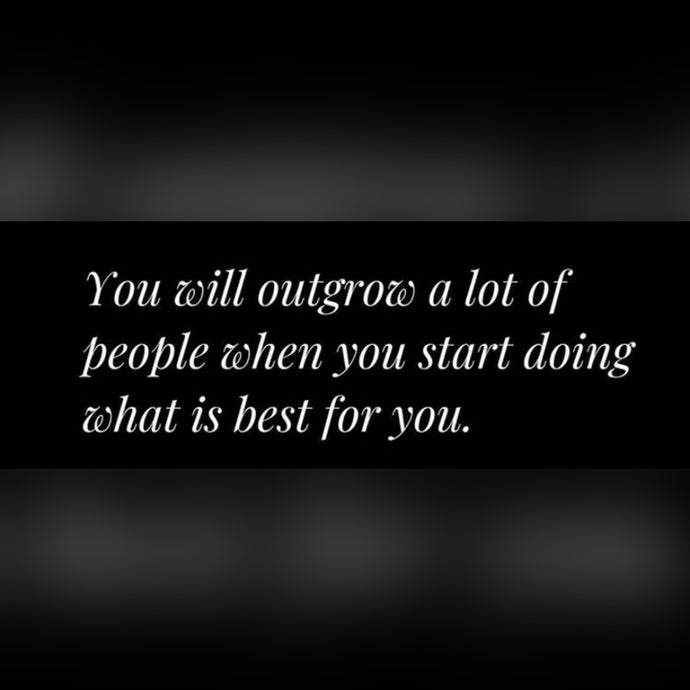 Outgrowing People ⚡️