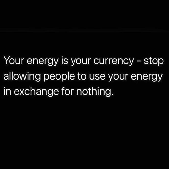 Your Energy Is Currency ⚡️