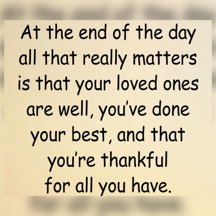 What Really Matters ⚡️