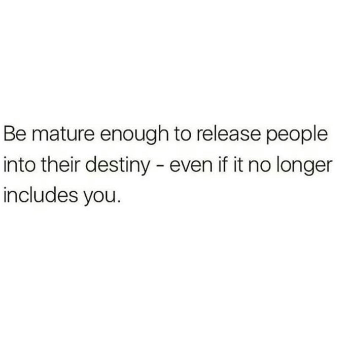 Be Mature ⚡️