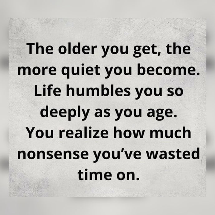 The Older You Get ⚡️