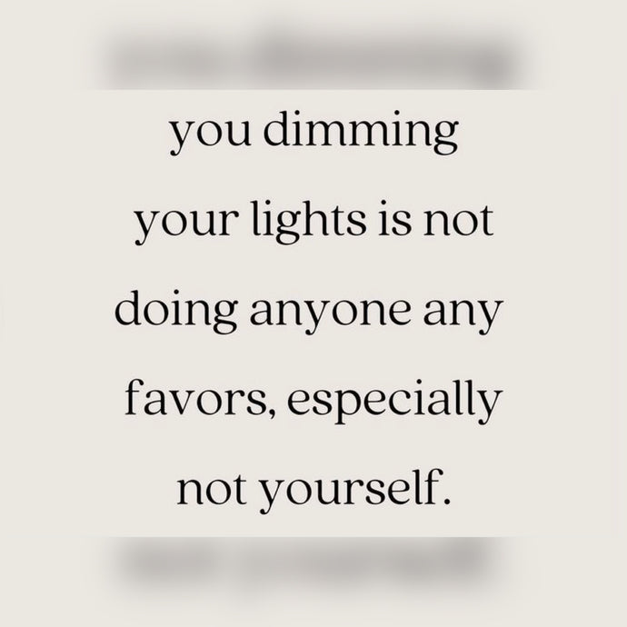 Dimming Your Light ⚡️