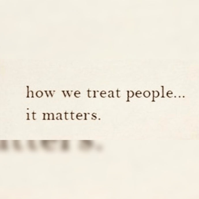 Treat People ⚡️