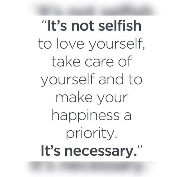 It's Not Selfish ⚡️