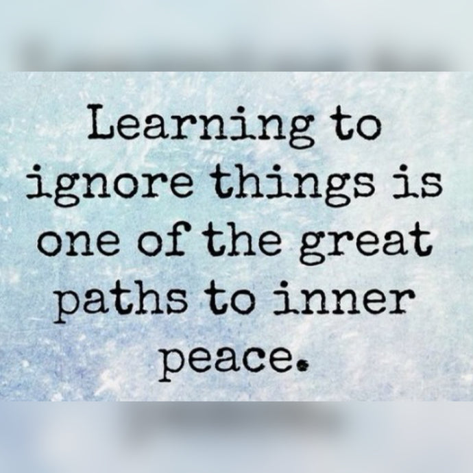 Learning To Ignore ⚡️