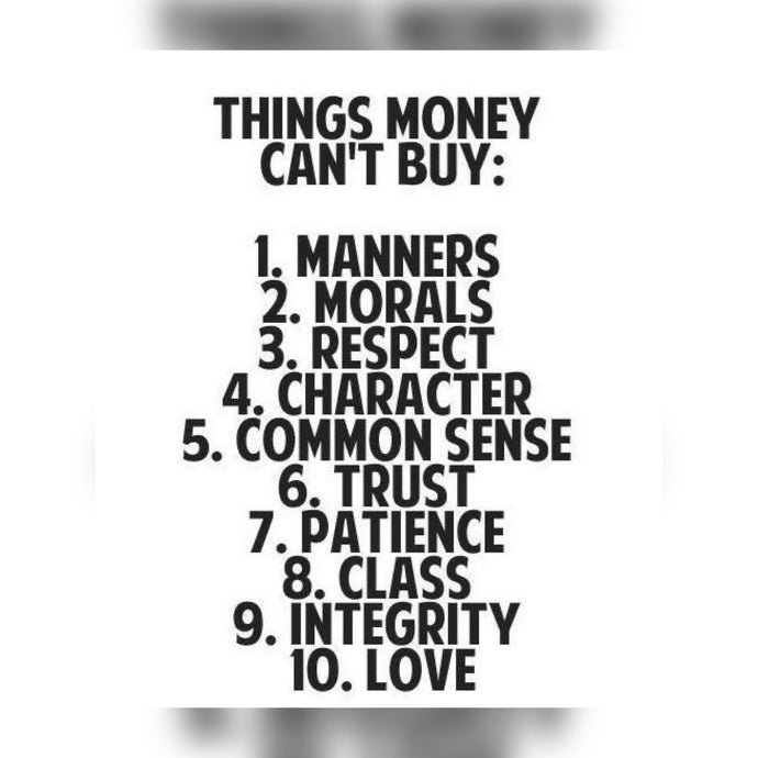 Money Can't Buy ⚡️