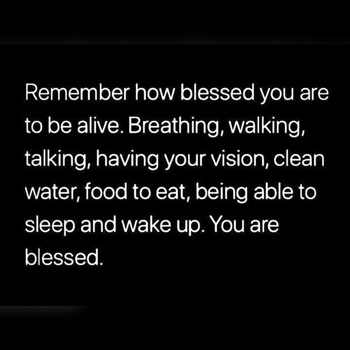 How Blessed You Are ⚡️