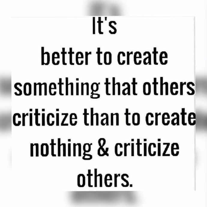 Better To Criticize ⚡️