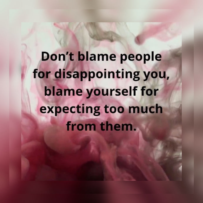 Don't Blame People ⚡️