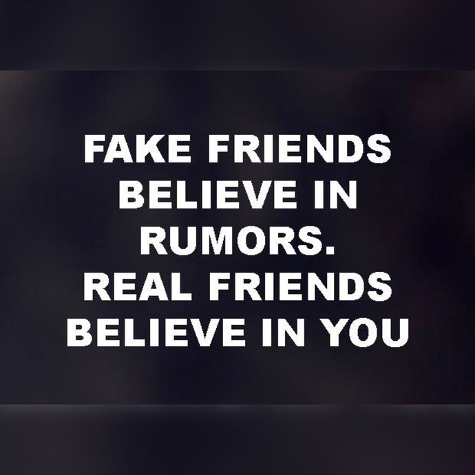 Fake And Real Friends ⚡️