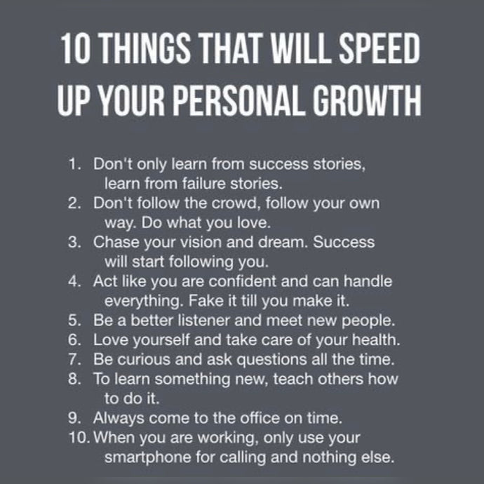 Speed Personal Growth ⚡️