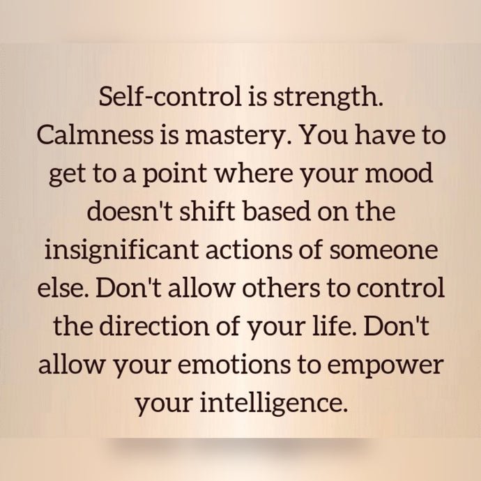 Control Is Strength ⚡️