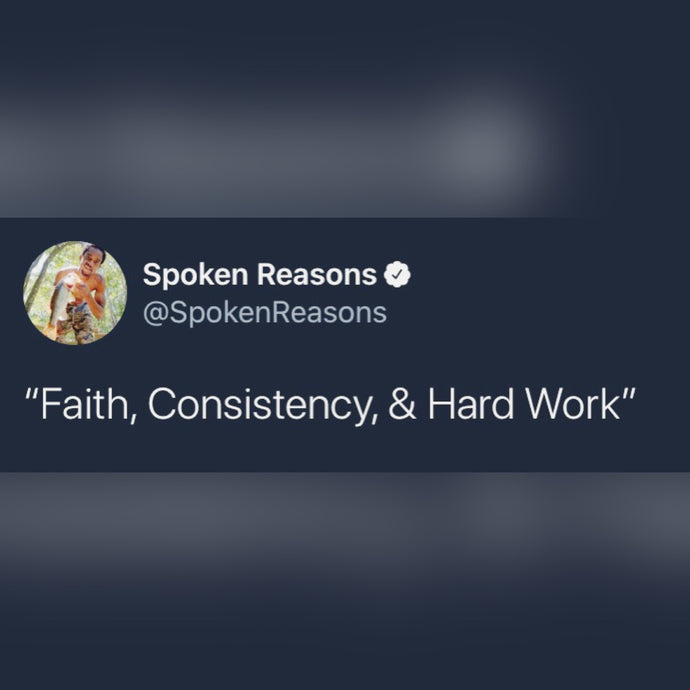 "Faith, Consistency, & Hard Work" ⚡️