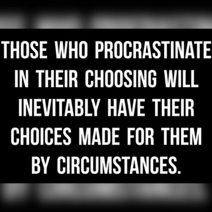 Those Who Procrastinate ⚡️