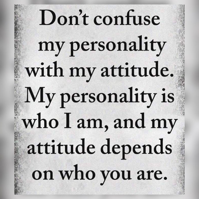 Personality And Attitude ⚡️
