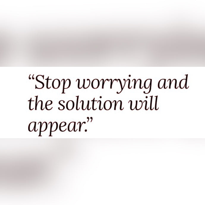 Stop Worrying ⚡️