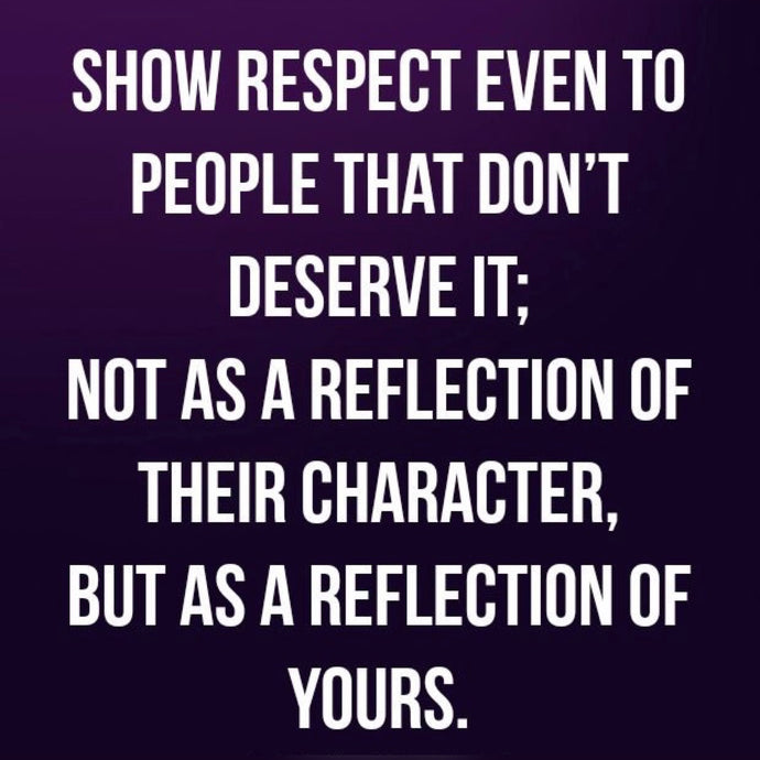 Show Respect ⚡️