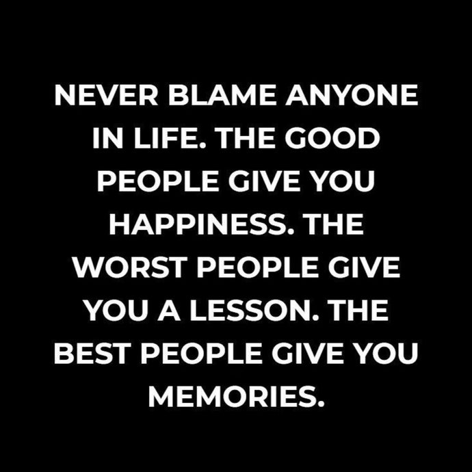 Never Blame ⚡️