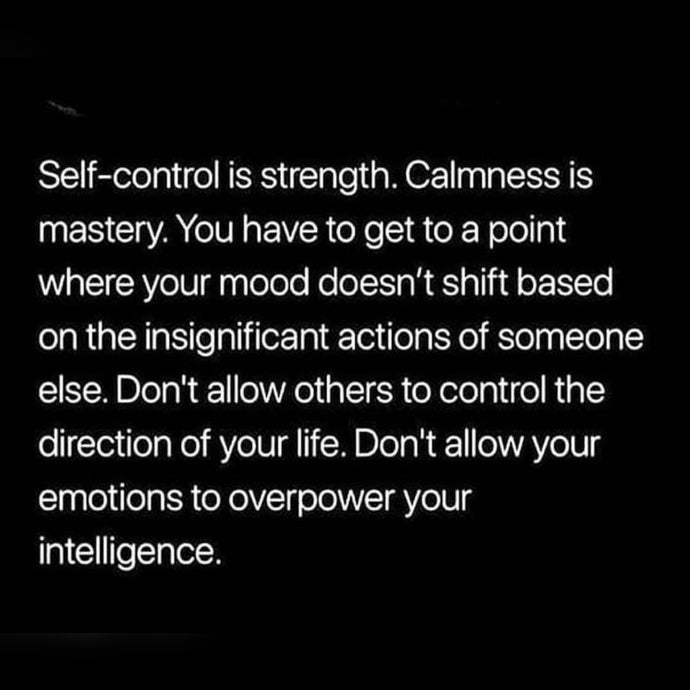 Calmness Is ⚡️