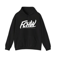 Load image into Gallery viewer, FCHW Black|White Unisex Heavy Blend™ Hooded Sweatshirt