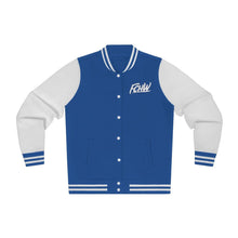Load image into Gallery viewer, FCHW Women&#39;s Navy Blue Varsity Jacket